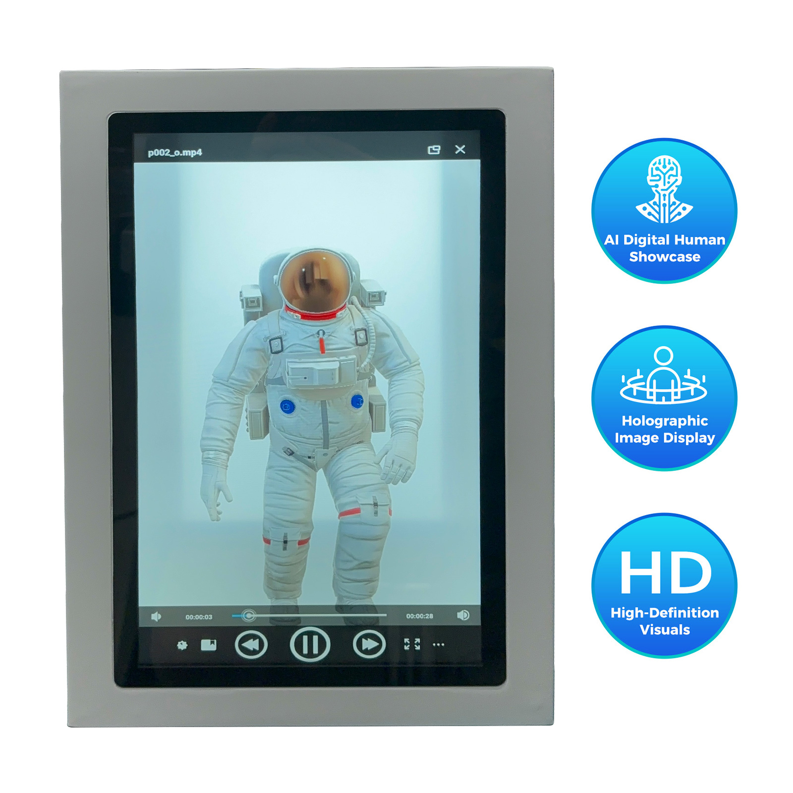 US Stock CALCA 13.3-inch Smart Holographic Cabin Display Transparent LCD Display Touch Control /3D Holography Box