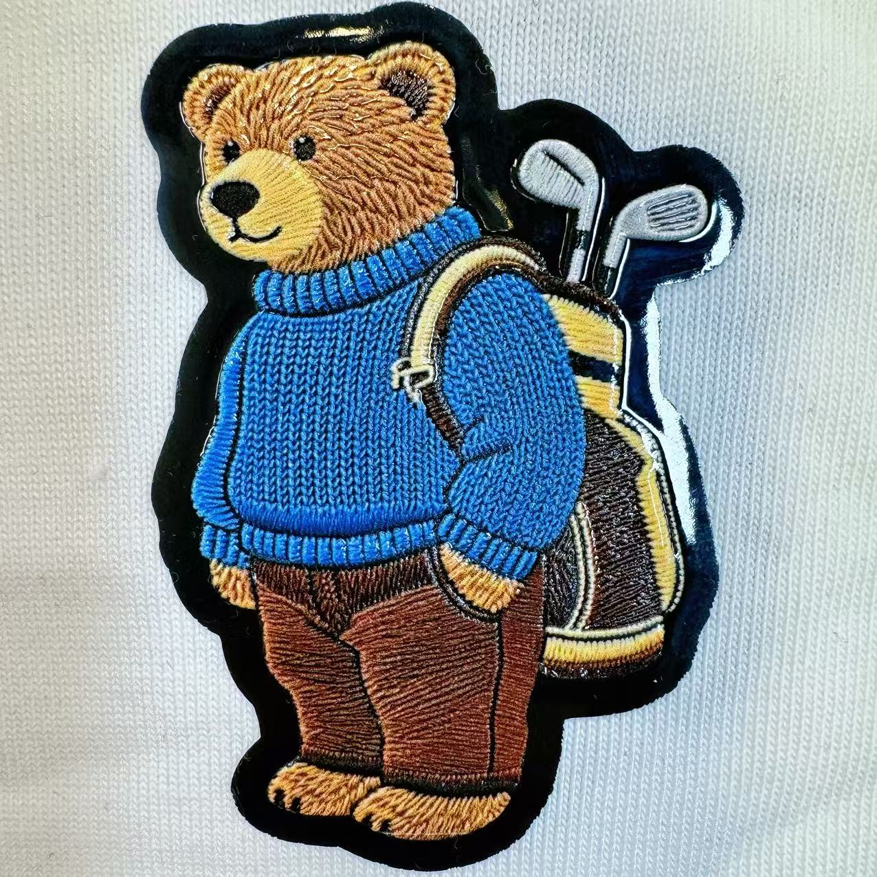 US Stock, Custom 3D Metallic TPU Patch with Layered UV Printing