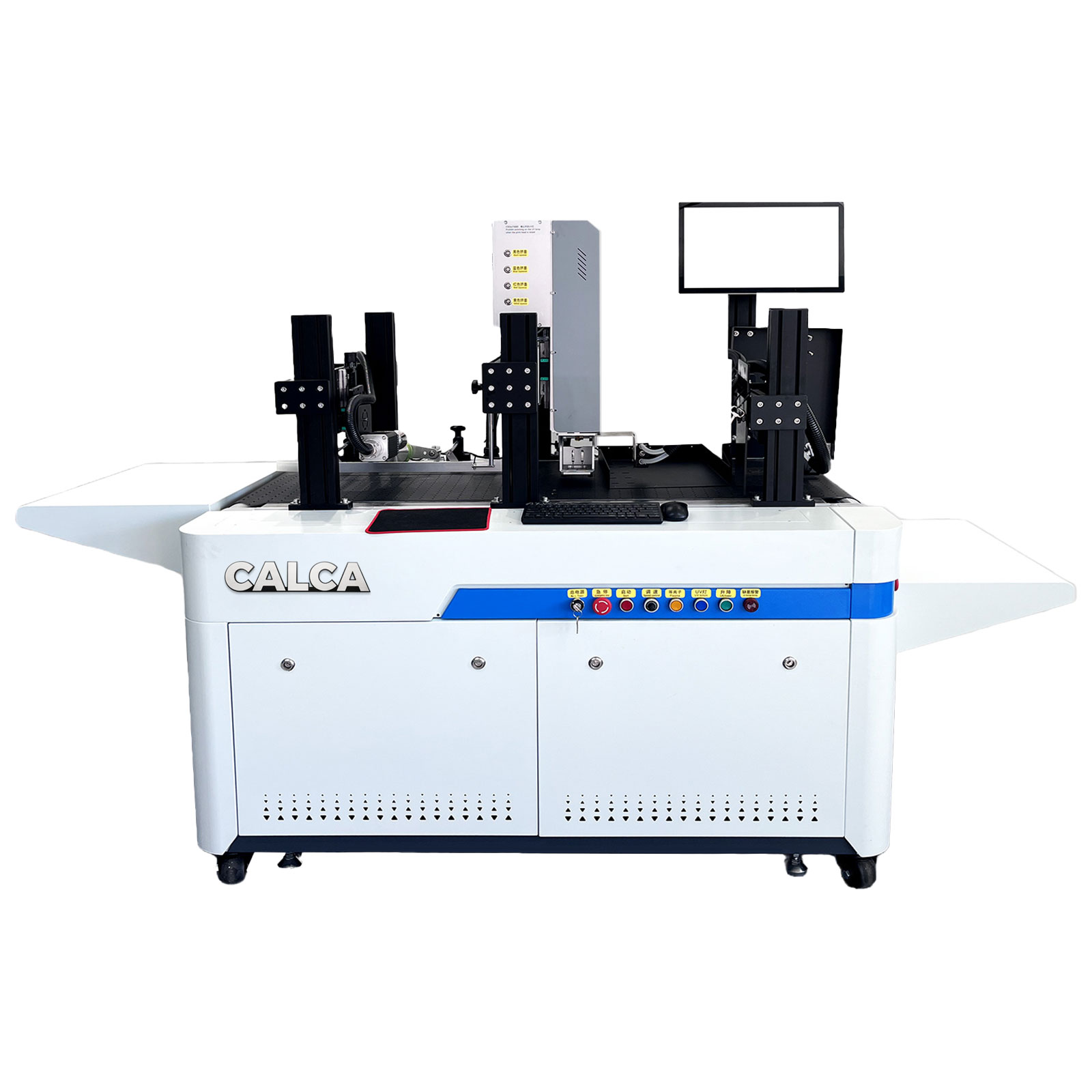 US Stock CALCA Hybrid Flatbed & Rotary UV Printer – All-in-One Solution for Bottles, Cups & Cylinders