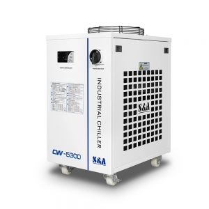 S&A CW-5300DI Industrial Water Chiller (AC 1P 110V 60HZ) for 1 x 200W CO2 laser, 100W Laser Diode, 75W Solid-state Laser, 18KW CNC Spindle