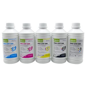 CALCA PRO Direct to Transfer Film Ink for Epson Printheads. 32 oz, Bottle of 1L, Water-based DTF Inks