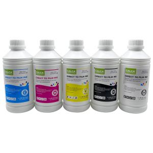 CALCA Direct to Transfer Film Ink for Epson Printheads. 32 oz, Bottle of 1L, Water-based DTF Inks