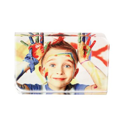 US Stock, 7.8 x 7.8 Sublimation Blank Mirror Edge Glass Photo