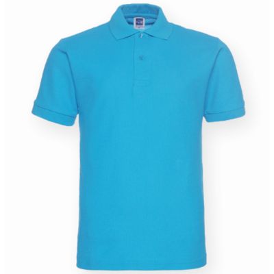 Blank Heat Transfer Polo Shirts Colorful Short Sleeve Cotton and Polyester Polo Shirt for Men