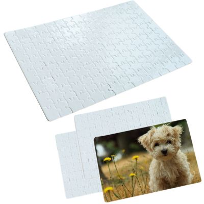 CALCA 10 Set Sublimation Blanks Puzzles White Jigsaw Puzzle Blanks for  Sublimation Printing (A4-120 Style) $0.90