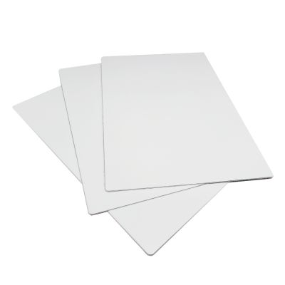 16 x 24 50pcs Sublimation Blanks Aluminum Sheet Metal Board Gloss White  1.1mm Thickness $8.72