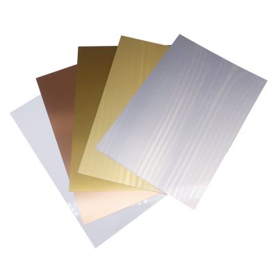 16 x 24 100pcs Sublimation Blanks Aluminum Sheet Metal Board 0.45mm Satin  Copper Gold Silver $2.58