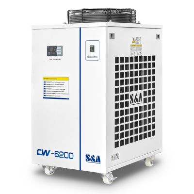 S&A CW-6200AN Industrial Water Chiller for 200W CO2 RF Laser or 600W CO2  Laser (2.31HP, AC 1P 220V 60Hz) $1,188.00