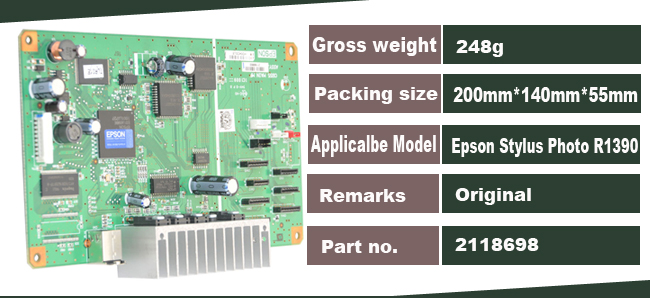 NEW Epson Stylus Photo R1390 Mainboard Mother board Assy 2118698 
