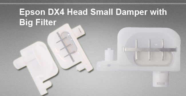 DX4 Small Head Damper with Big Filter for Epson Roland SP/FJ Mimaki JV Mutoh VJ 