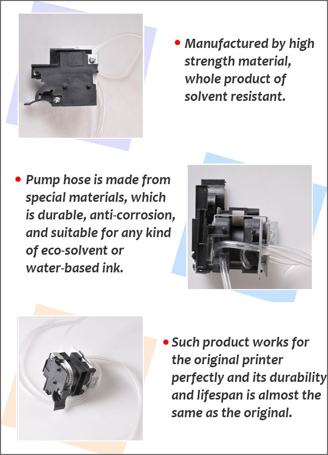 Solvent Ink Pump for Roland SP/SC/SJ Mimaki JV3/JV33/JV5  Mutoh RHII/ Falcon II 