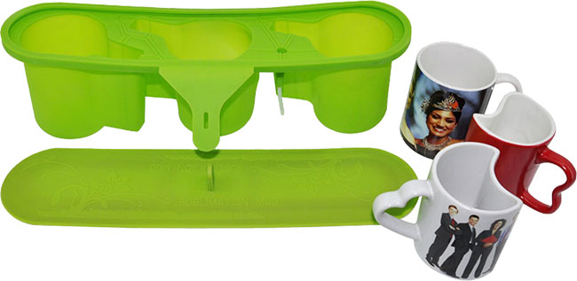 11OZ Silicone Mugs Mold Mugs Wrap 3D Sublimation 11OZ Silicone Mug Clamps 
