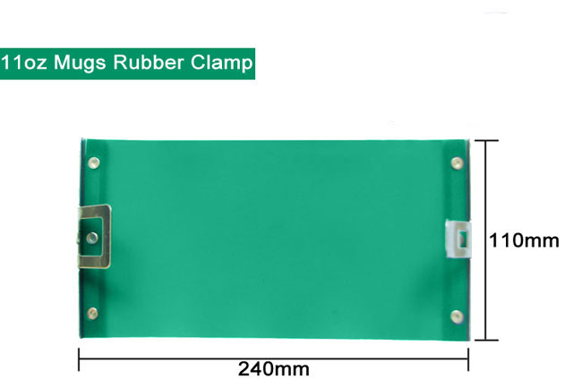 Details about   3D Sublimation Silicone 11oz Cup Mug Wrap Clamp Fixture Holder for Printing 