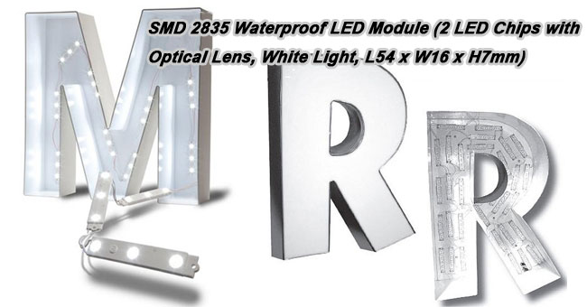 8000k 40 pack-modules for neon sign Led module-white 7000k 