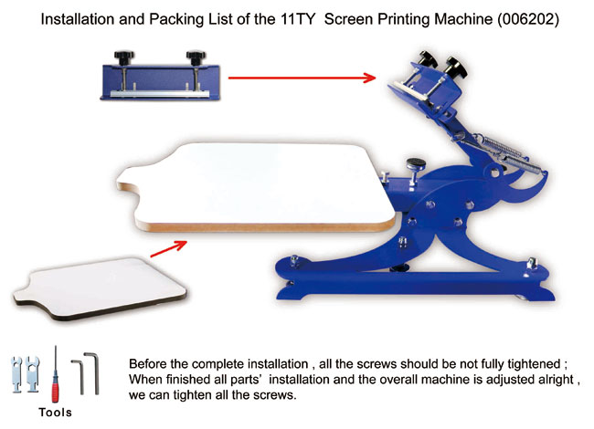 1 Colour 1 Station Manual T-shirt Screen Printing Machine With Starter Kit  & Logo Design Manufacturer from Delhi