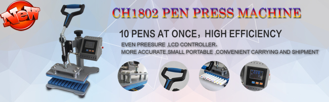 110V New 10Pc Pen Heat Transfer Machine Pen Heat Press Machine 