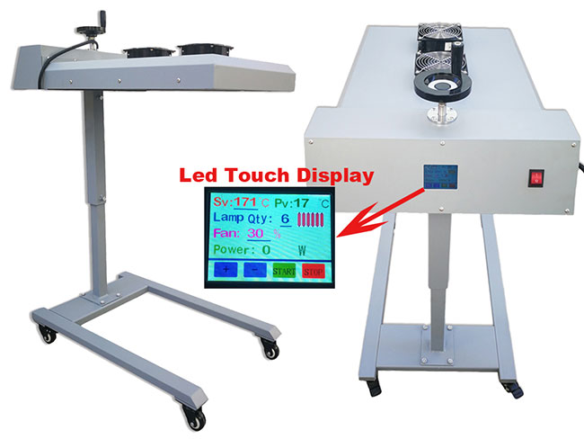 20" x 24" Auto IR Flash Dryer with Sensor-6000W 220V 50HZ for Screen Printing 