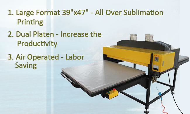 39 X 47 Pneumatic Double Working Table Large Format Heat Press Machine With Pull Out Style 2v 3p 3 126 00 Pneumatic Heat Press Machine Heat Press Machines Sublimation Machine Heat Transfer Machines Heat Transfer Machine 39 X 47 Pneumatic Double Working Table Large Format Heat Press Machine With Pull Out Style 2v 3p 3 126 00 Pneumatic Heat Press Machine Heat Press Machines Sublimation Machine Heat Transfer Machines Heat Transfer Machine