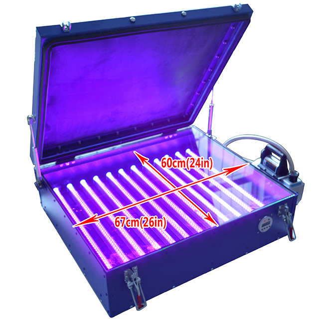 Intbuying UV Exposure Unit Silk Screen Printing LED Light Box 24x28 Inches 110V, Size: 24x28 Exposure Area