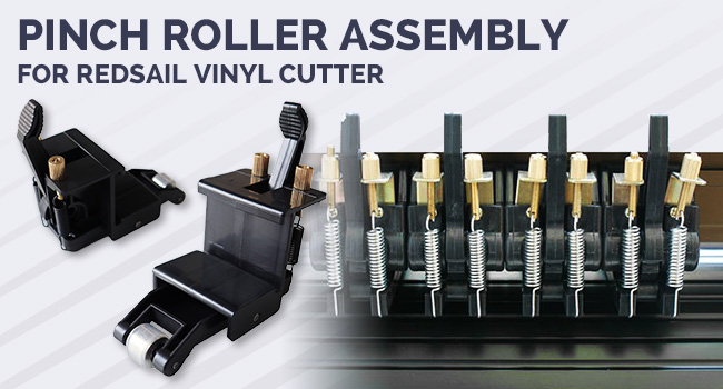 4 Pcs Pinch Roller Assemblies For Vinyl Cutter Double Spring Redsail Low Price! 