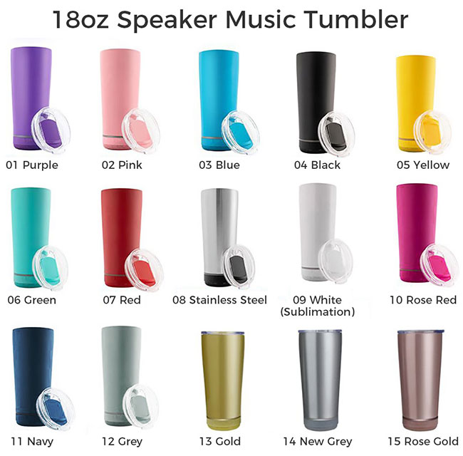 Smart Tumbler x Bluetooth Speaker