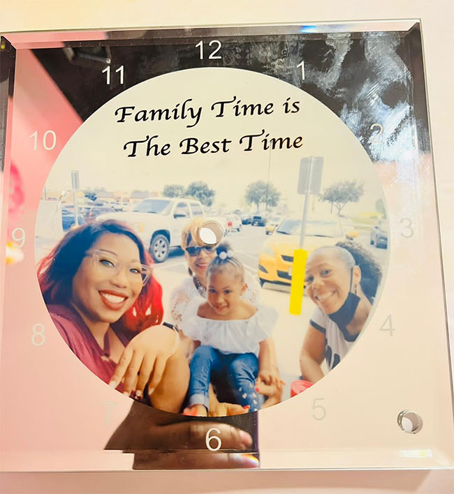 PICK-UP 20pcs 7.8 x 7.8 Square Sublimation Blank Glass Photo Frame With  Clock