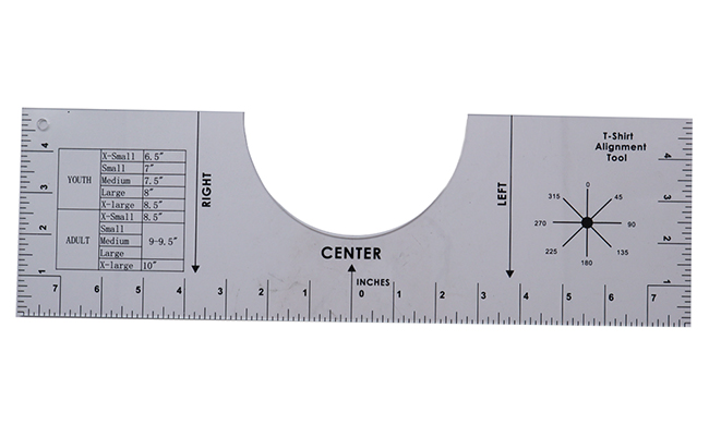 11 Pcs Tshirt Ruler Guide for Vinyl Alignment to Center 