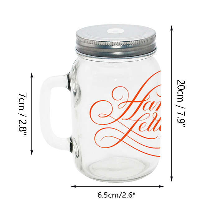 US Stock, CALCA 48 Packs 12oz Sublimation Frosted Glass Mason Jar