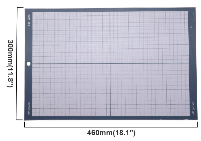 A3 Non Slip Vinyl Cutter Plotter Cutting Mat with Craft Sticky $4.27