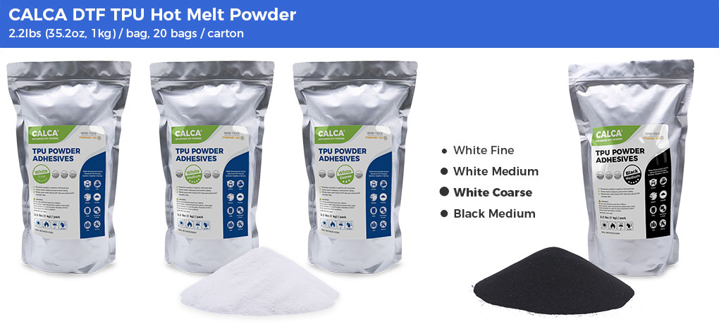 1Kg (2.2lbs) Premium Medium DTF Powder Direct to Film Digital Transfer  Powder Hot Melt Adhesive 