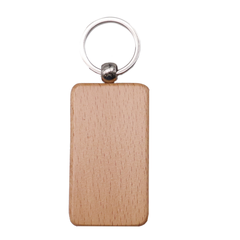 Custom Blank Wooden Keychain